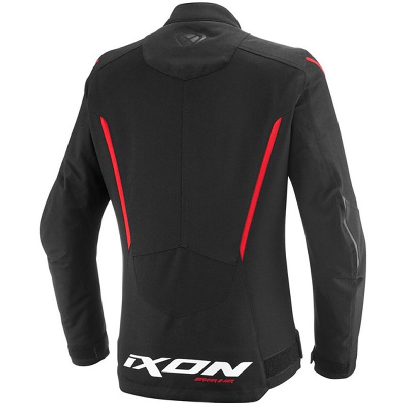 Blouson de moto pour femme IXON Striker 2 Air WP Lady noir-rouge
