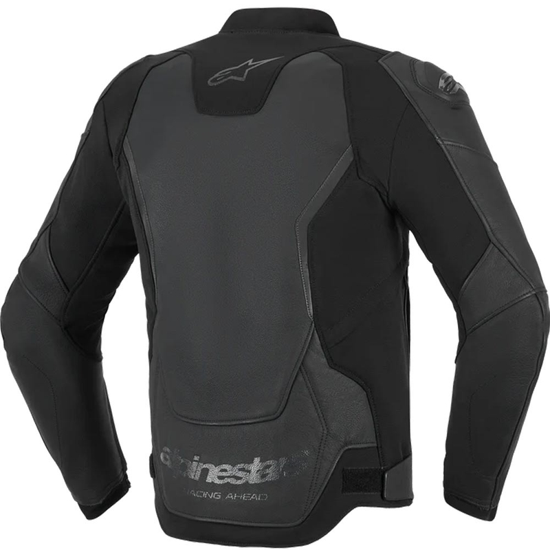 Blouson de moto en cuir Alpinestars GP Force V2 noir