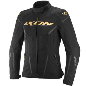 Blouson de moto femme IXON Striker 2 Air WP Lady noir et or