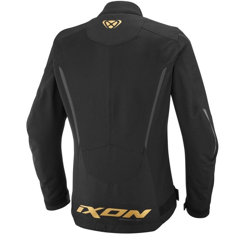 Blouson de moto femme IXON Striker 2 Air WP Lady noir et or