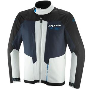 Veste de moto IXON Tyr bleu foncé-gris-bleu