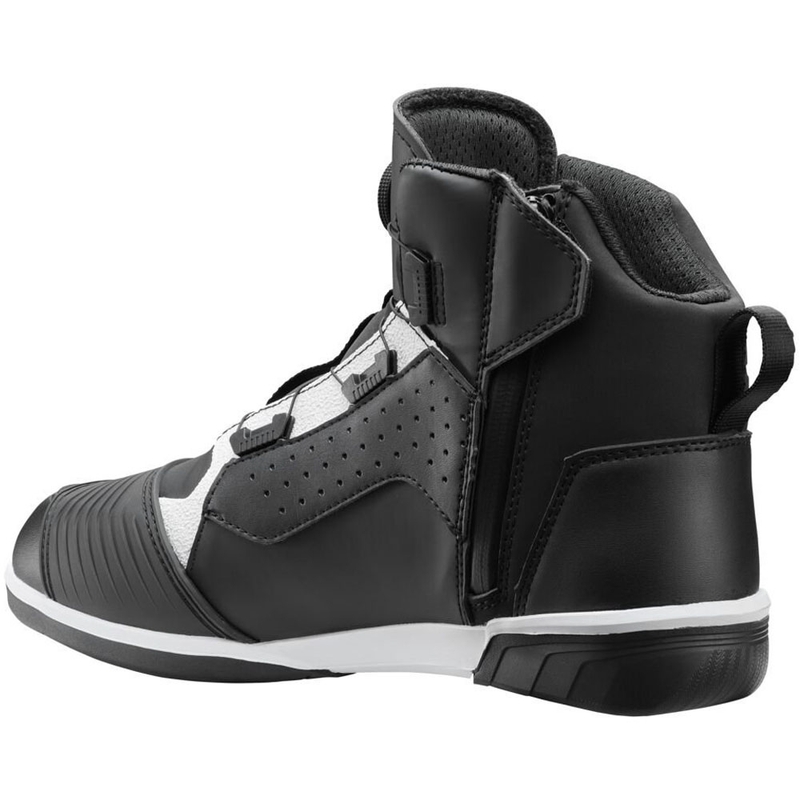 Bottes de moto IXON Vyper WP noir et blanc