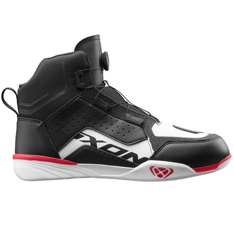 Bottes de moto IXON Vyper WP noir-blanc-rouge