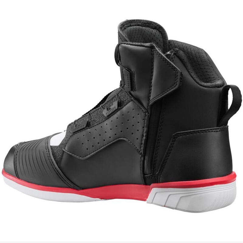 Bottes de moto IXON Vyper WP noir-blanc-rouge