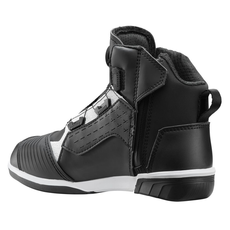 Bottes de moto pour femmes IXON Vyper WP noir et blanc