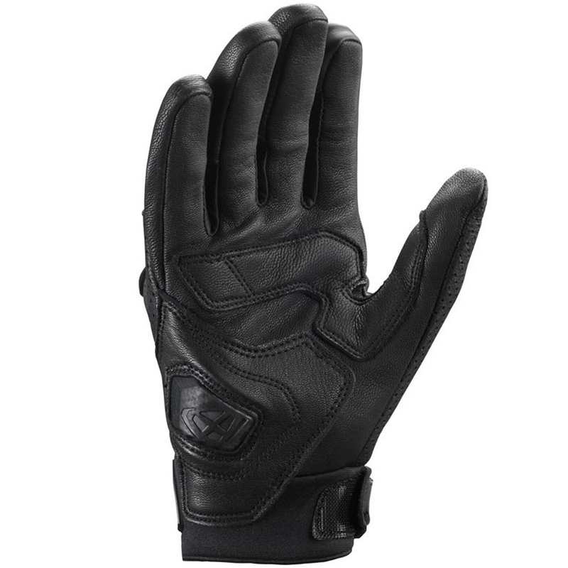 Gants de moto en cuir IXON Mirage noirs