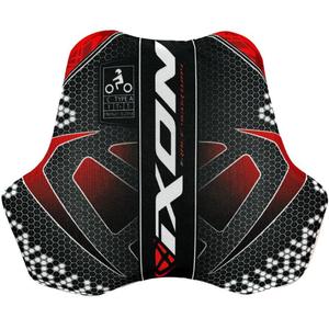 Plastron IXON IX-RACE noir-blanc-rouge
