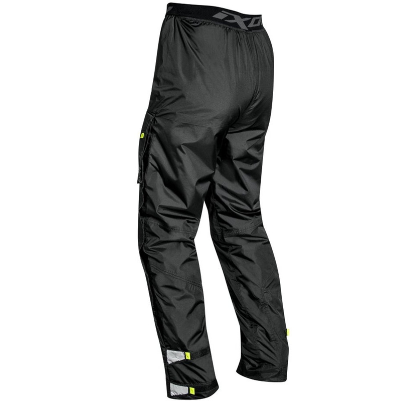 Pantalon imperméable IXON Sutherland noir et jaune fluo