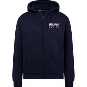 Sweat à capuche zippé Oracle Red Bull Racing bleu foncé