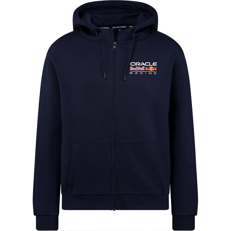 Sweat à capuche zippé Oracle Red Bull Racing bleu foncé