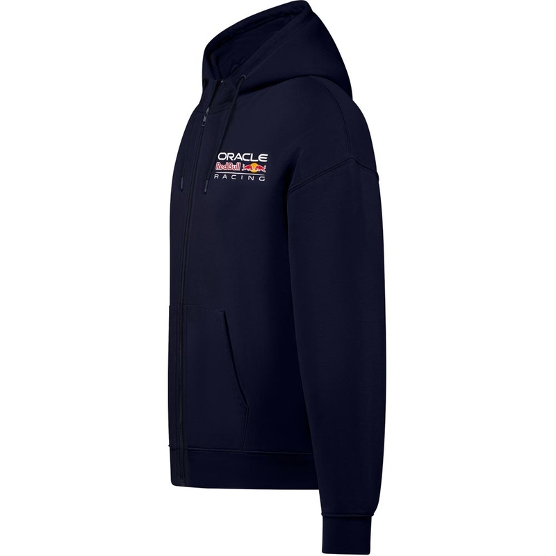 Sweat à capuche zippé Oracle Red Bull Racing bleu foncé