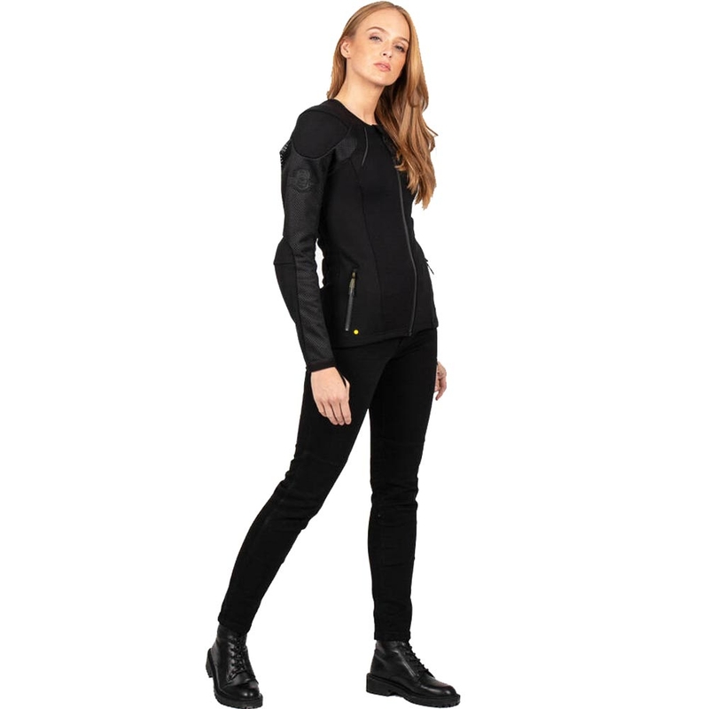 Veste de moto femme Knox Urbane PRO Mk3 noire