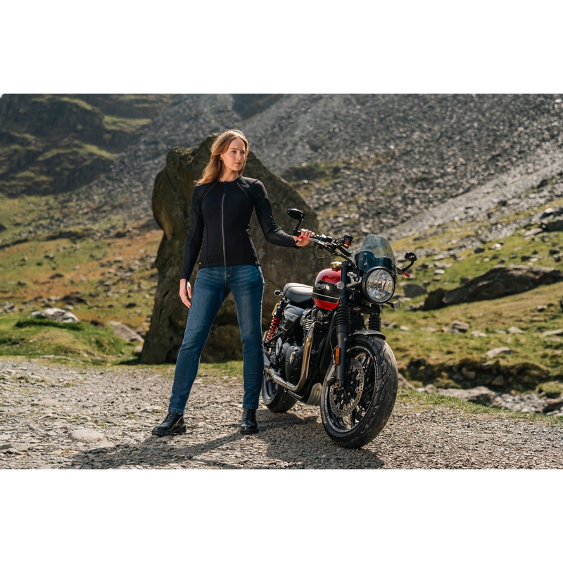 Veste de moto femme Knox Urbane PRO Mk3 noire