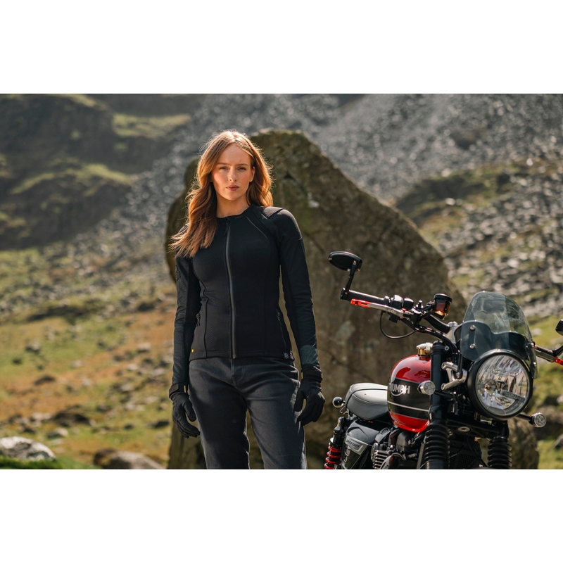 Veste de moto femme Knox Urbane PRO Mk3 noire