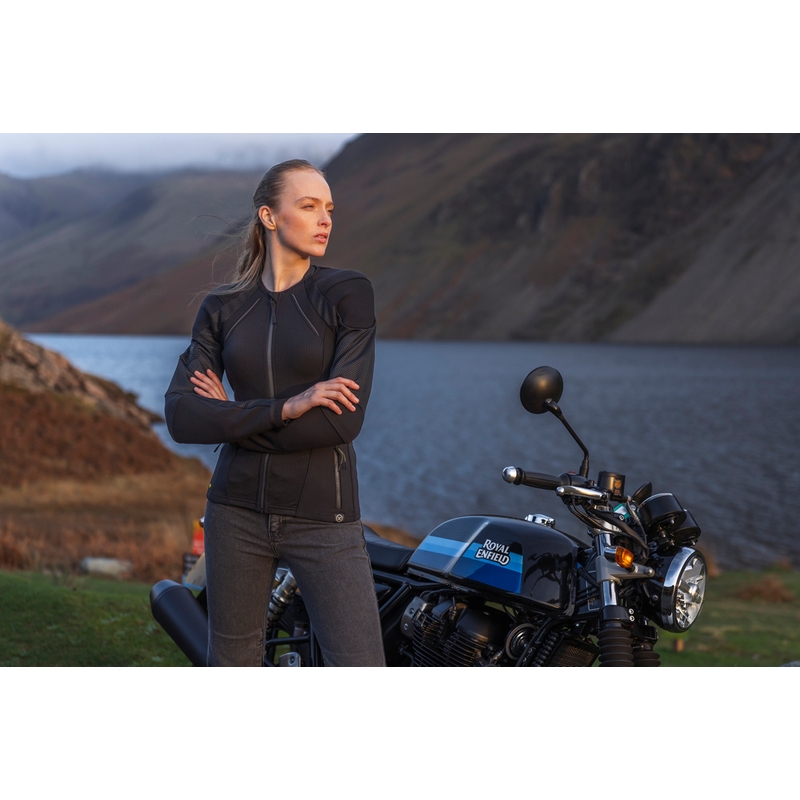 Veste de moto femme Knox Urbane PRO Mk3 noire