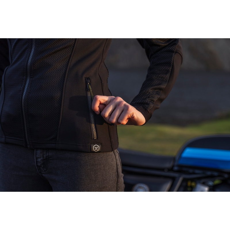 Veste de moto femme Knox Urbane PRO Mk3 noire