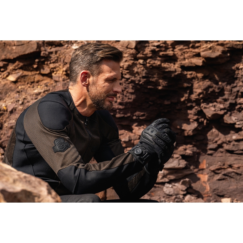 Gants de moto Knox Orsa Textile OR4 noirs
