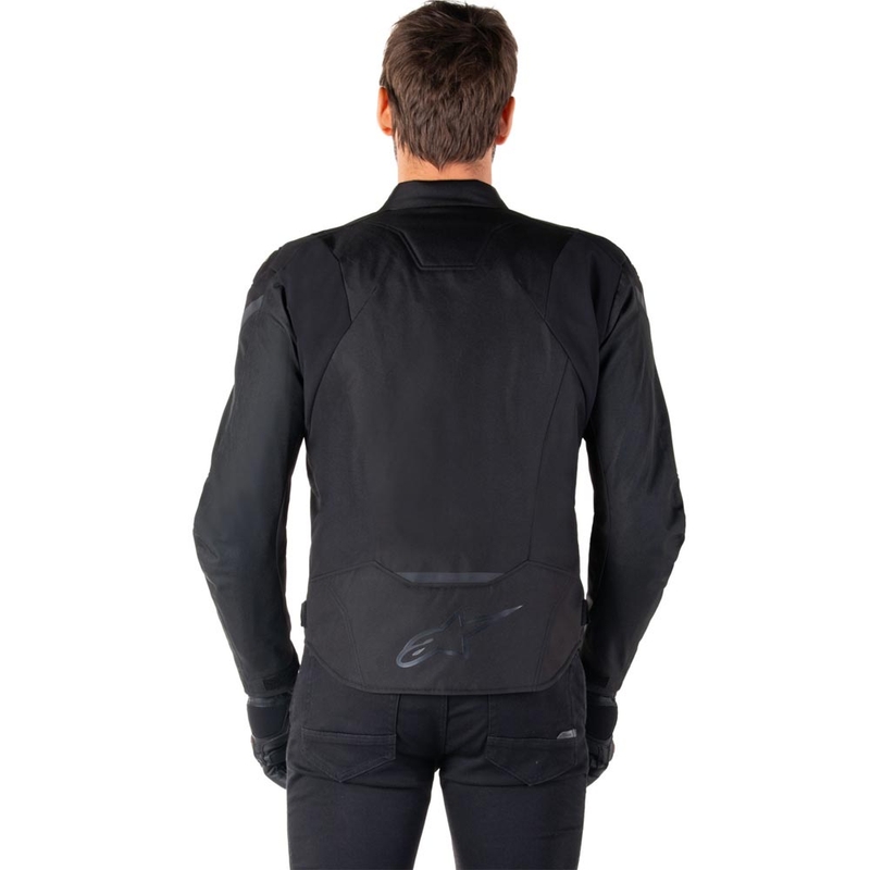 Veste de moto imperméable Alpinestars T-JAWS V4, noire.