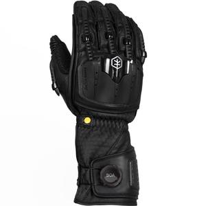 Gants de moto Knox Handroid All Black Mk5 noirs