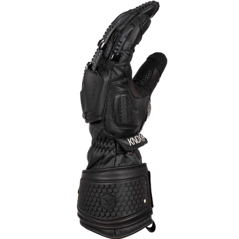 Gants de moto Knox Handroid All Black Mk5 noirs