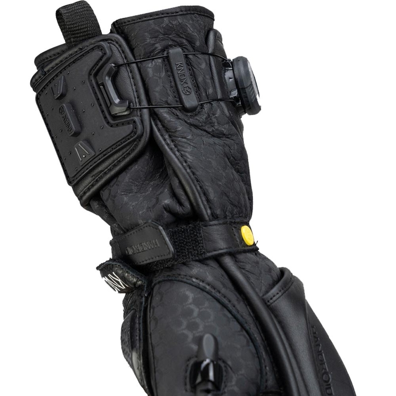 Gants de moto Knox Handroid All Black Mk5 noirs