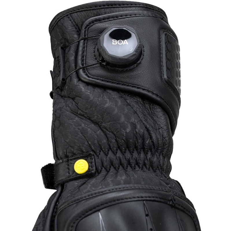 Gants de moto Knox Handroid All Black Mk5 noirs
