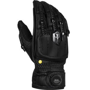 Gants de moto Knox Hand Armour Handroid POD All Black Mk5 noirs