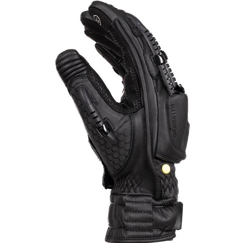 Gants de moto Knox Hand Armour Handroid POD All Black Mk5 noirs