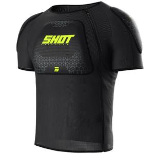 Gilet de protection enfant Shot Airlight T-Shirt noir-jaune fluo
