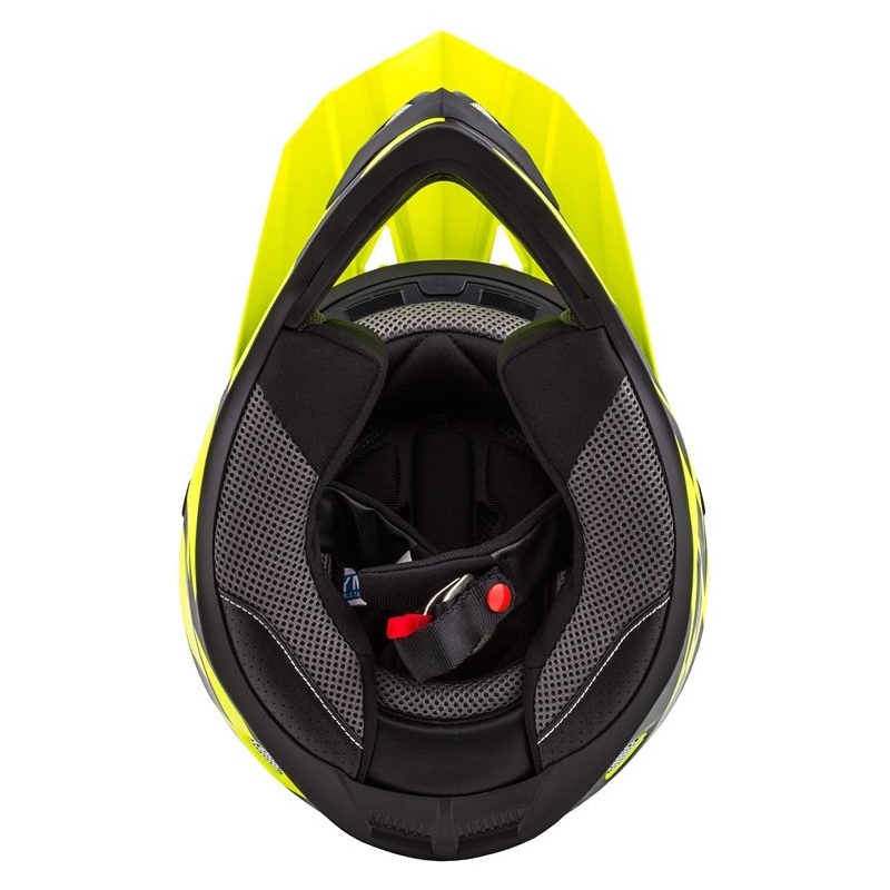 Casque motocross enfant Cassida Cross Cup Two noir-gris-jaune fluo