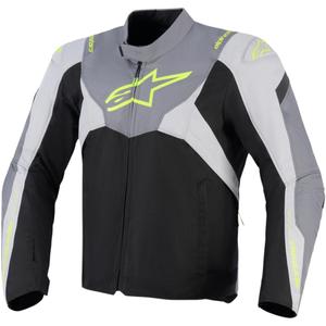 Veste de moto imperméable Alpinestars T-JAWS V4 Noir-Gris clair-Gris