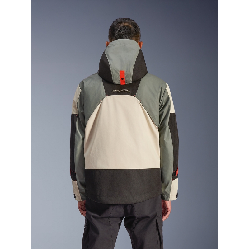 Veste de moto Alpinestars Mospher imperméable, grise et noire