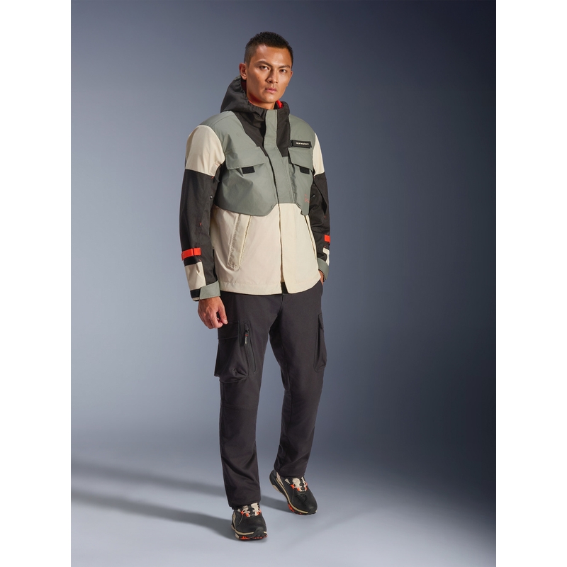Veste de moto Alpinestars Mospher imperméable, grise et noire