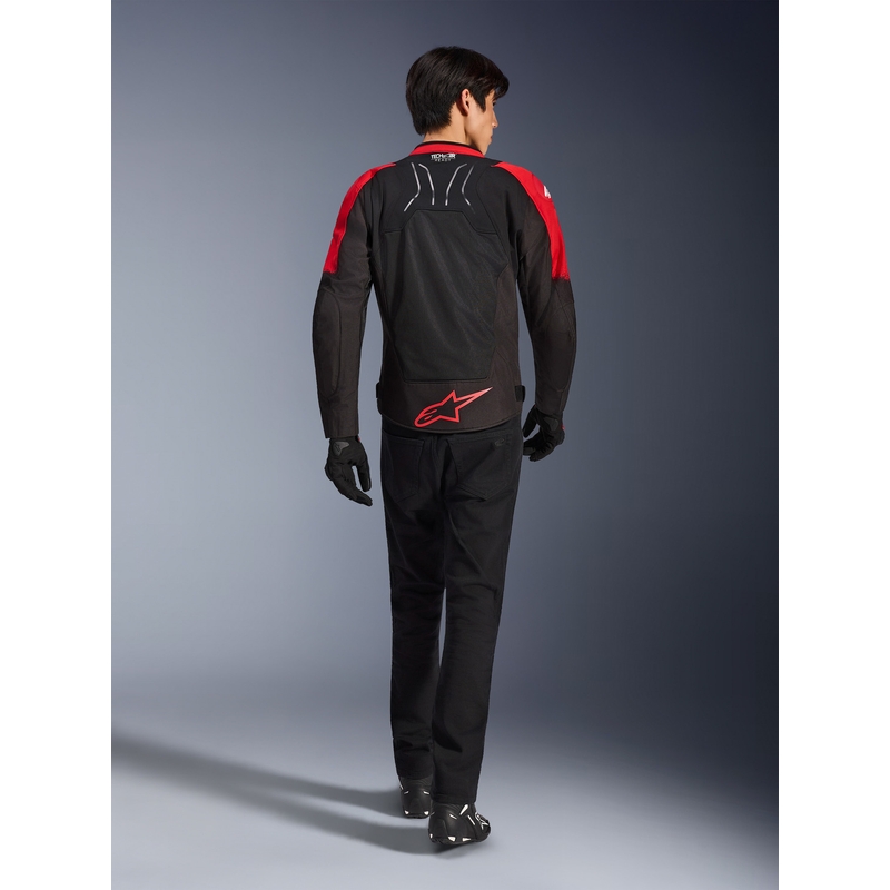 Blouson de moto Alpinestars SMX Air rouge et noir