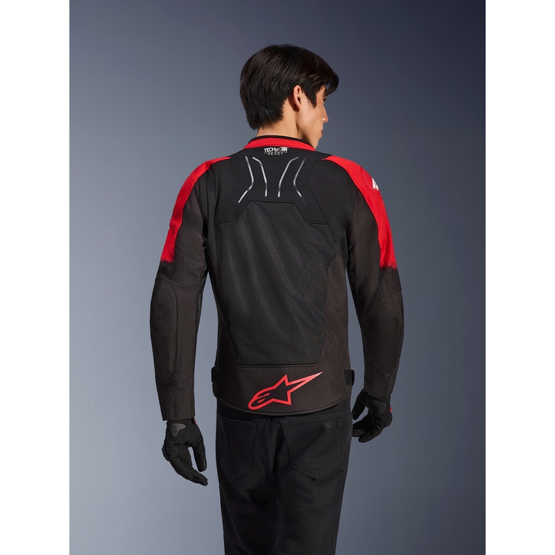 Blouson de moto Alpinestars SMX Air rouge et noir