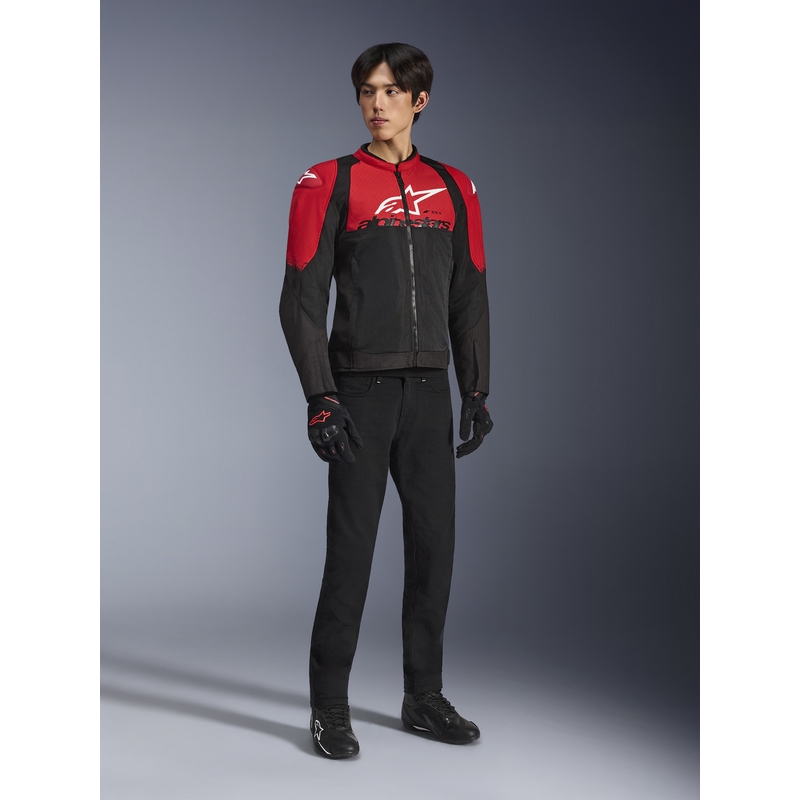Blouson de moto Alpinestars SMX Air rouge et noir