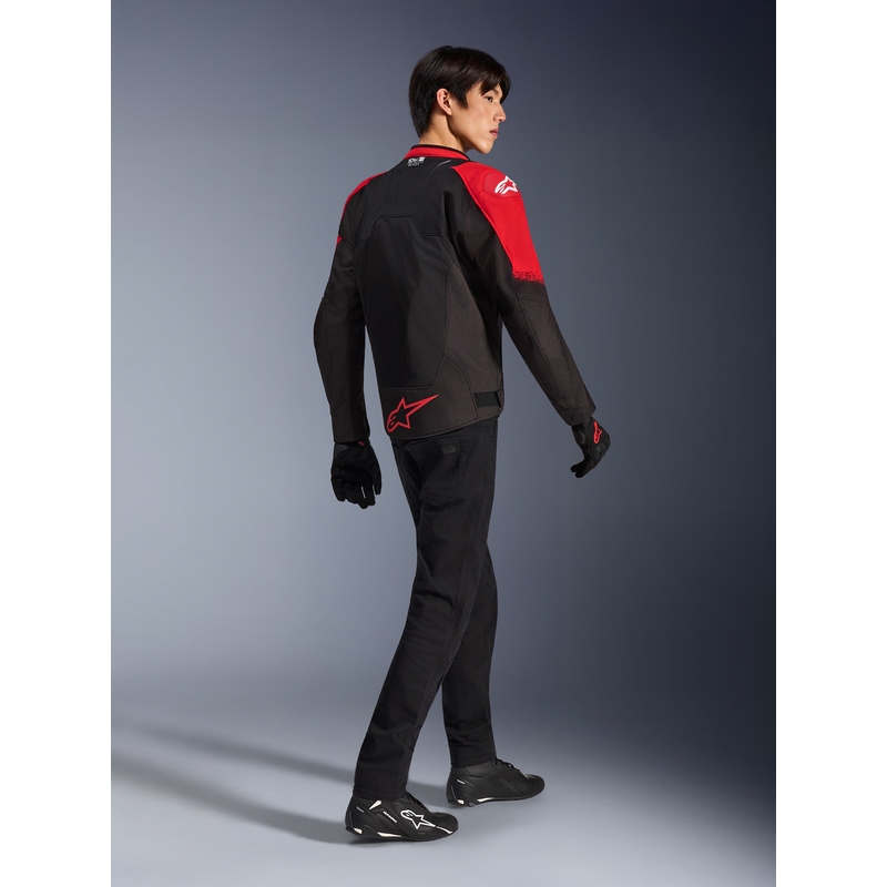 Blouson de moto Alpinestars SMX Air rouge et noir
