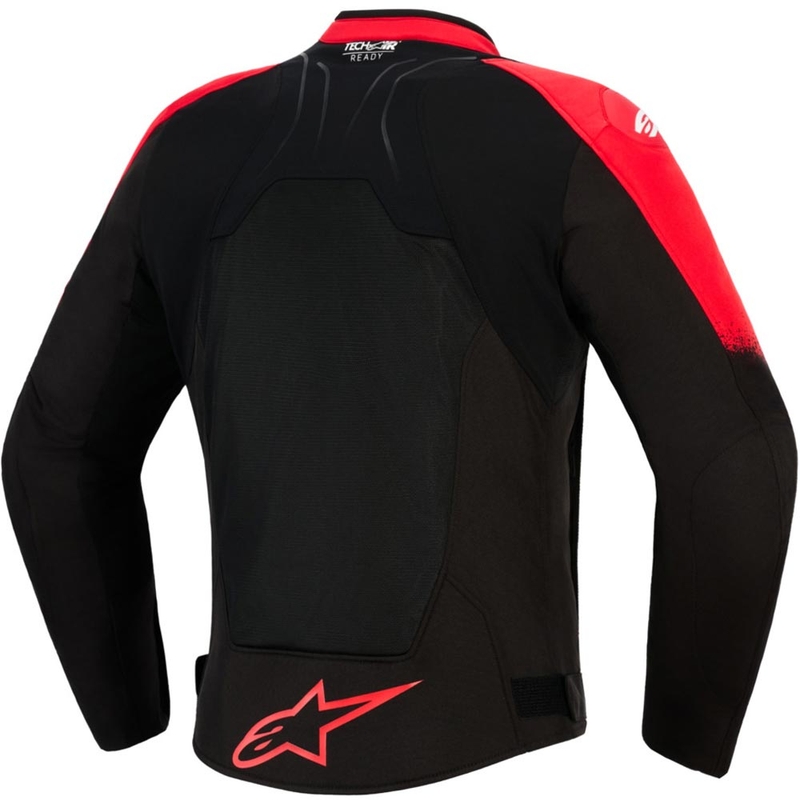 Blouson de moto Alpinestars SMX Air rouge et noir