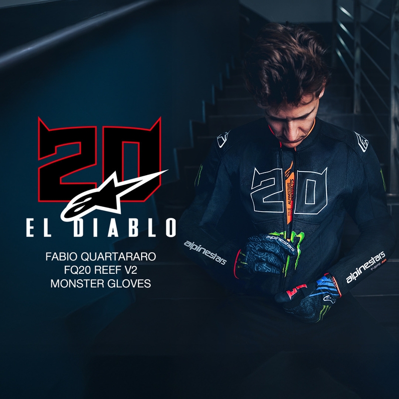 Collection de blousons de moto Alpinestars T-SPS Air V2 Monster FQ20 noir et blanc