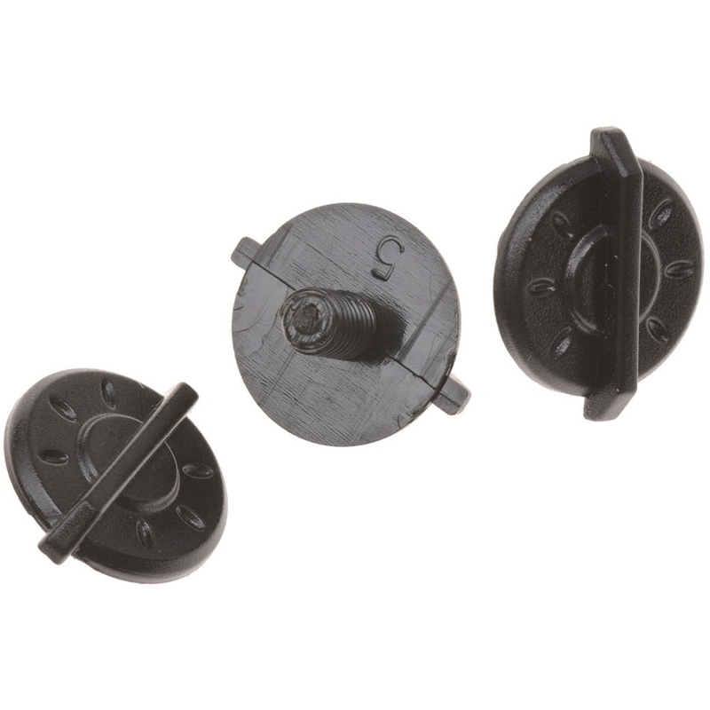 Kit de vis de visière pour casques Cassida Cross Cup 2, noir