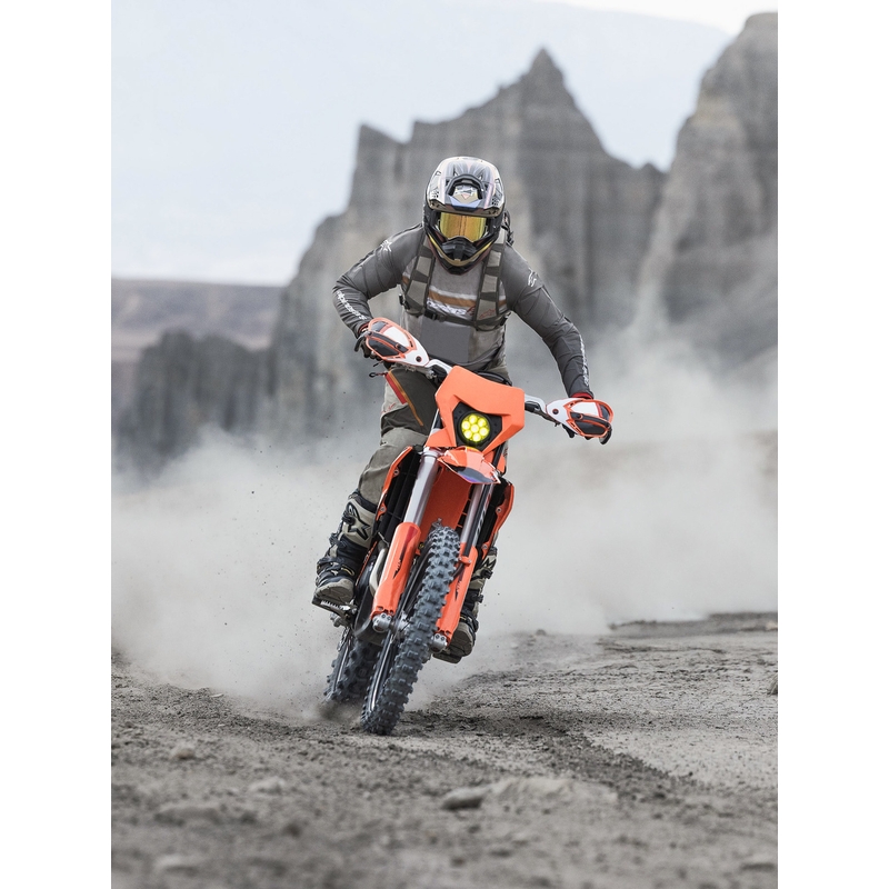 Maillot de motocross Alpinestars Maxdura Dual orange-bleu foncé