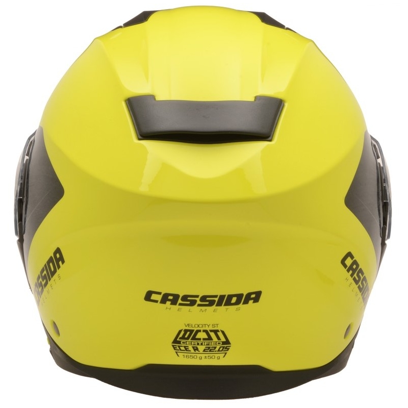 Casque Cassida Velocity ST 2.1 noir-jaune fluo à bascule