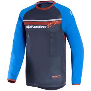 Maillot de motocross Alpinestars Maxdura Dual gris foncé-bleu-orange