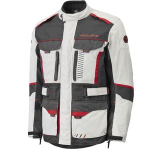 Veste de moto 4SQUARE Trailer Craft blanche-grise-rouge