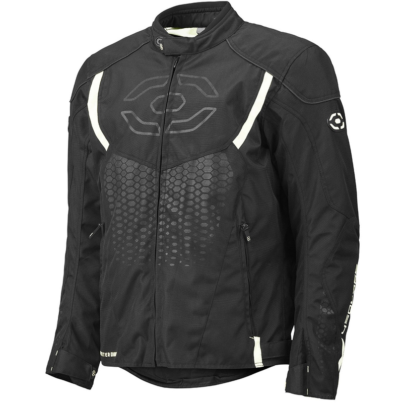Blouson de moto 4SQUARE Sportster Dart noir et blanc