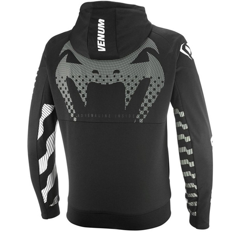 Sweat-shirt de moto IXON Venum Touch-R noir-anthracite-blanc