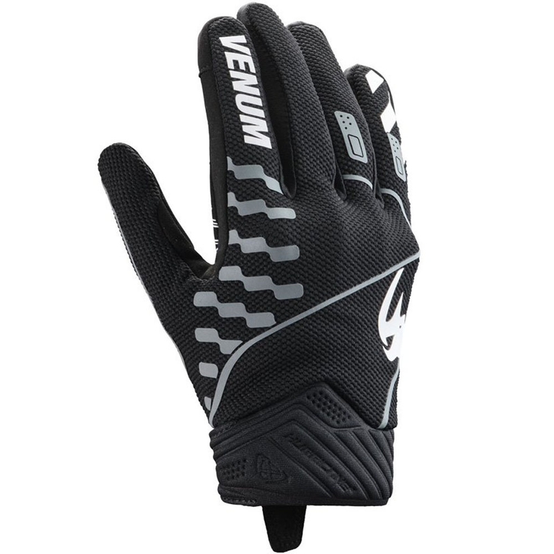 Gants de moto IXON Venum Hurry noir-gris-blanc
