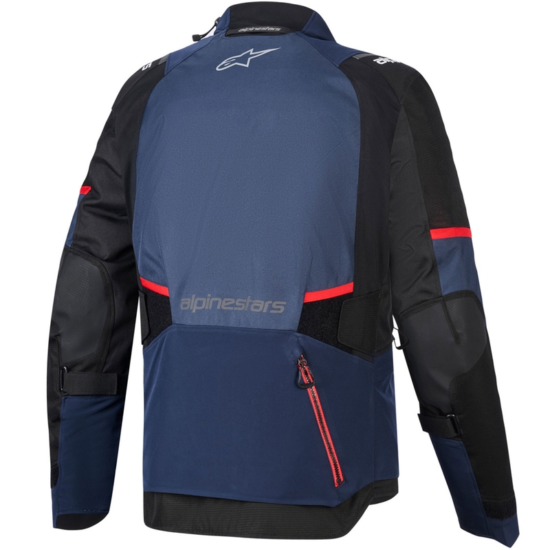 Blouson de moto Alpinestars Andes V4 Drystar bleu foncé-bleu-noir