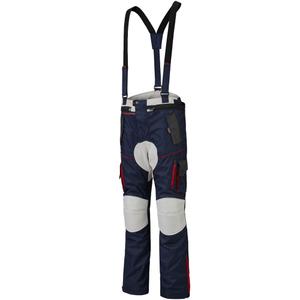 Pantalon de moto 4SQUARE Trailer Craft blanc-bleu-rouge