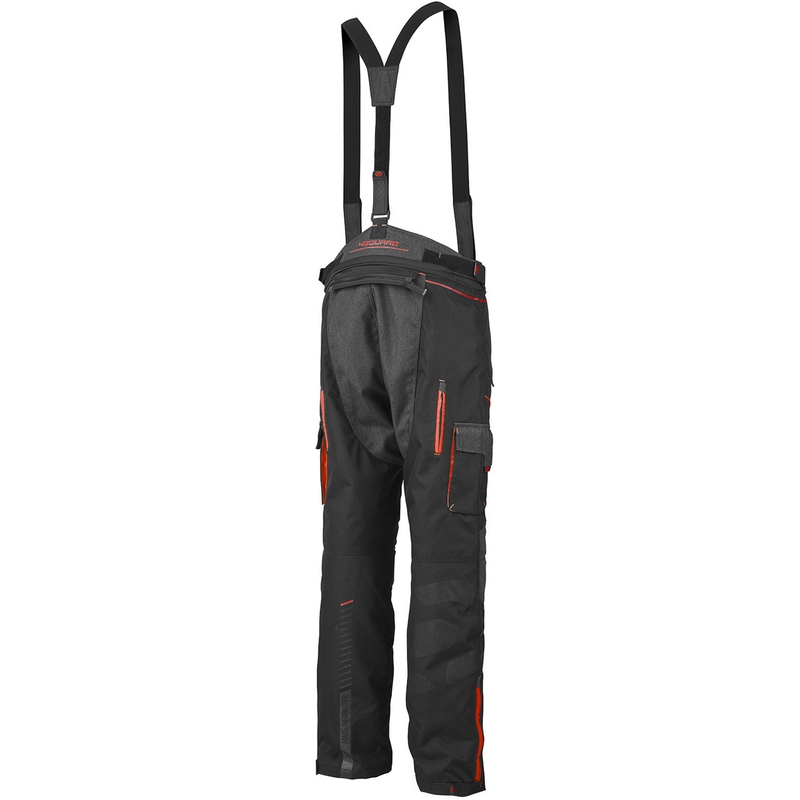 Pantalon de moto 4SQUARE Trailer Craft gris-rouge